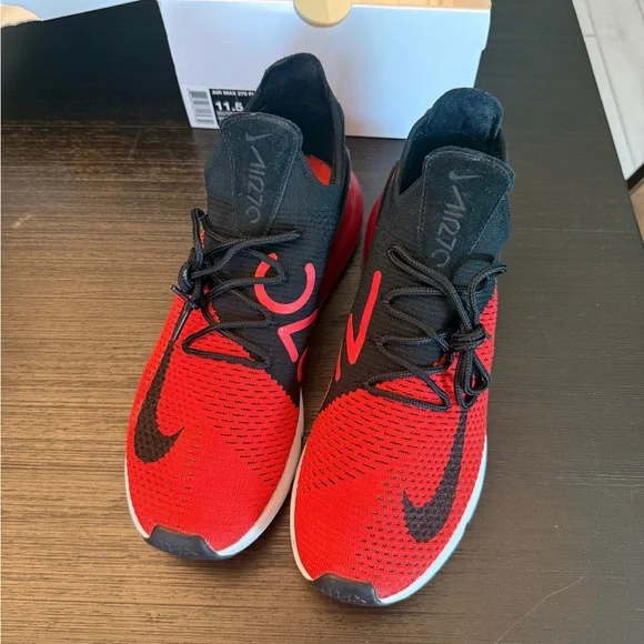 270 Flyknit Air Max 27 Orange Red Nike Air Max 270 Nike 27 Knit